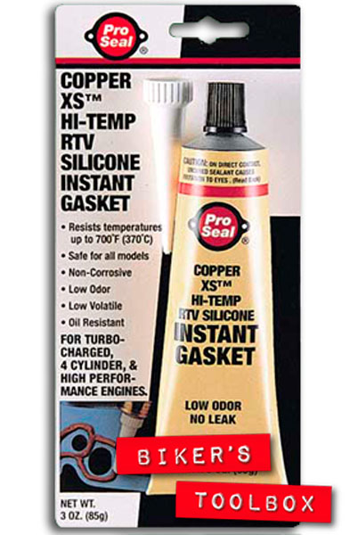 Copper XS Hi-Temp RTV Silicone Instant Gasket