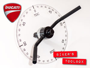 Ducati Crankshaft Turning Tool with Degree Wheel