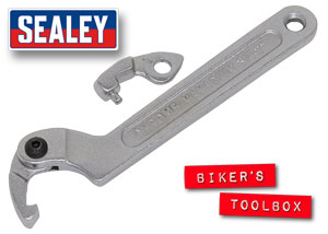 Sealey 3 Piece Hook & Pin Wrench Set 19 - 51mm