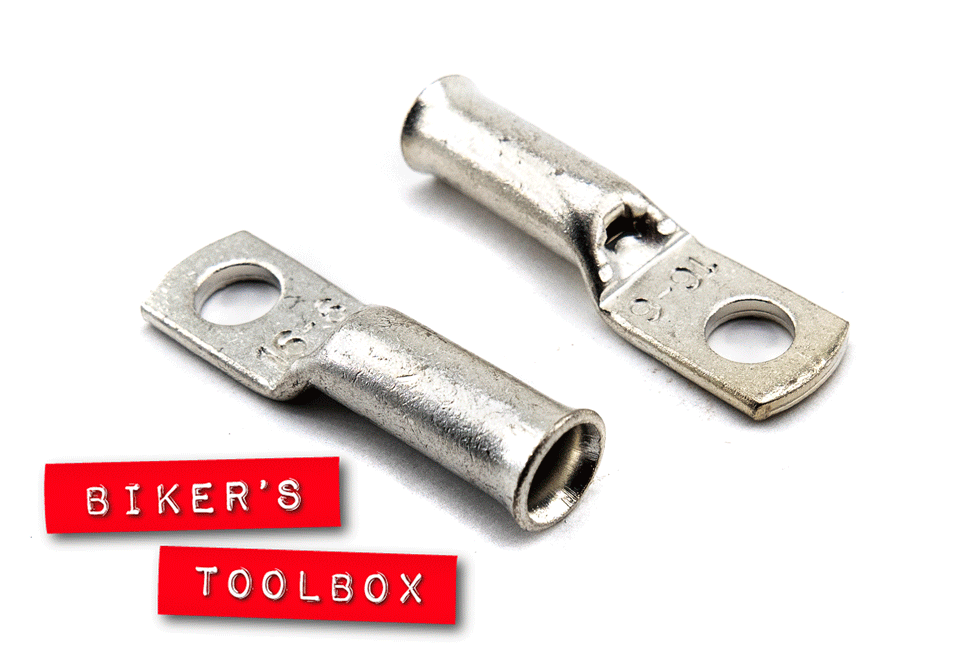 Battery Lead Terminals with 6mm Hole for 16mm? Cable | Bikers Toolbox