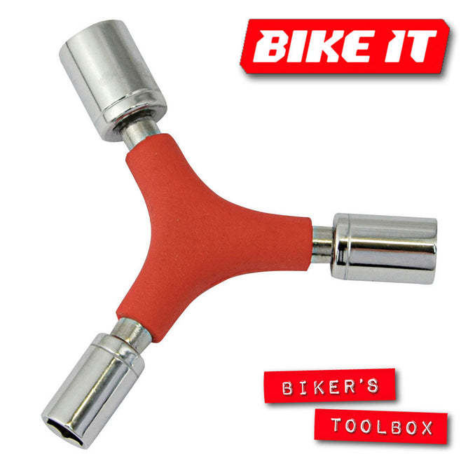 YWrench 3 way Socket Bikers Toolbox